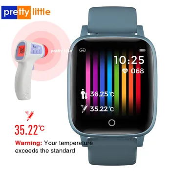 

T1 Smart Watch Men Women Body Temperature Measurement Heart Rate Monitor Waterproof Smartwatch For Android IOS Phone