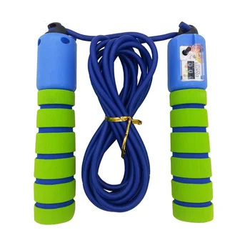 

1PC Durable Sweat Absorbent Adjustable Anti-Slip Practical Jump Rope Skipping Rope for Sports Children Exercise