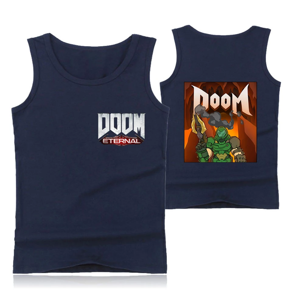 Doom вечный жилет Топ мужской летний жилет без рукавов модный 2D модный тренд Повседневная одежда жилет