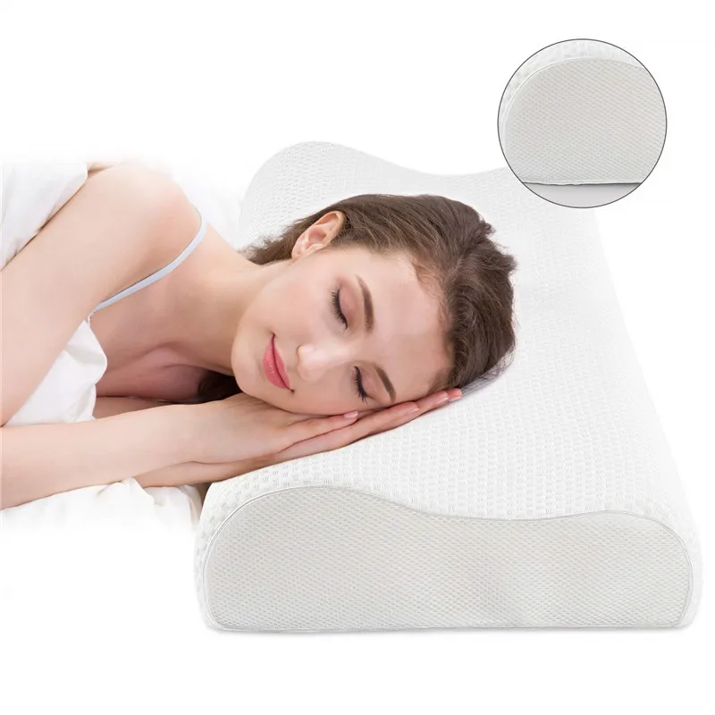

Memory Foam Pillow Orthopedic Neck Protection Slow Rebound Butterfly Shaped Memory Foam Pillow Relax Cervical Health Care Pillow