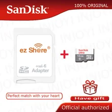 Беспроводной wifi адаптер ezshare+ sandisk Ultra 16 ГБ 32 ГБ 8 ГБ класс 10 micro sd wifi беспроводная карта памяти micro sd