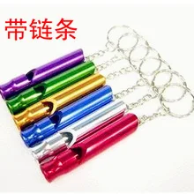 5a23 портативный свисток выживания свисток алюминиевый сплав свисток с брелок Открытый путешествия