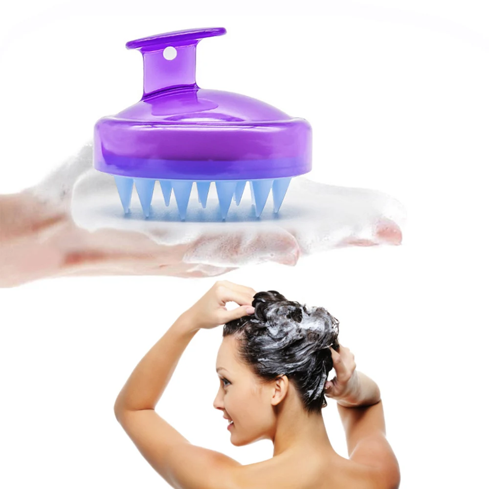 

OSHIONER Hair Washing Comb Silicone Head Body Scalp Massage Brush Comb Shampoo Shower Brush Bath Spa Slimming