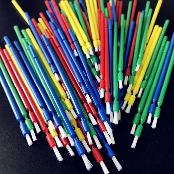 

RZ3S 2000pcs Dental Lab Long Disposable Micro applicators Brushes dental brush 20 bottles/Microbrush / Micro Brush