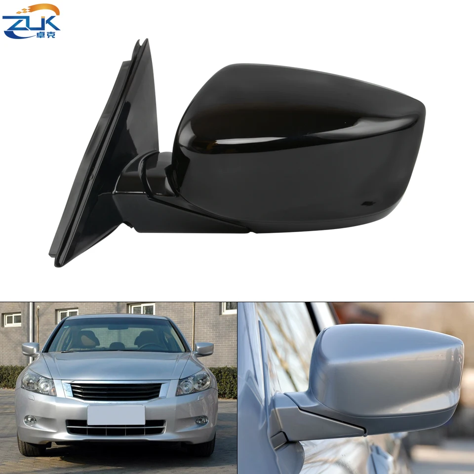 ZUK conjunto de espejo retrovisor Exterior para HONDA ACCORD, montaje de espejo lateral sin