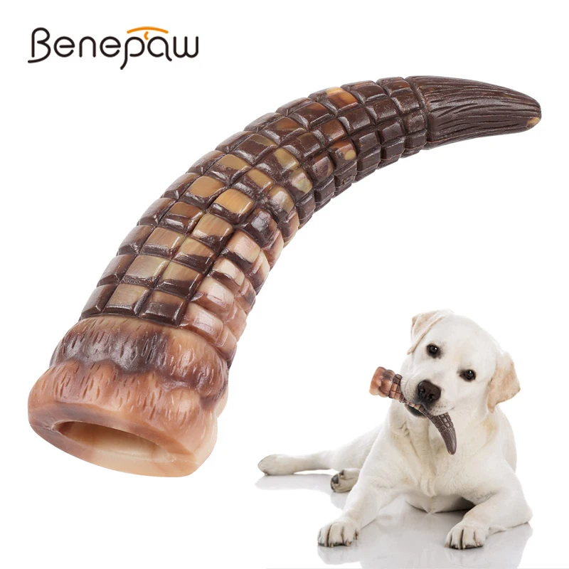 Benepaw Bite-resistant Dog Chew Toys For Aggressive Chewer Natural Rubber  Squeaker Pet Ball For Medium Large Dog Puppy Teething - AliExpress