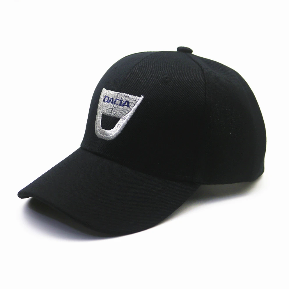 Бейсболка Snapback летняя кепка Dacia Lodgy 2 Mcv Sandero Duster Logan Sandero Мотоциклетные аксессуары для стайлинга автомобилей - Цвет: Черный