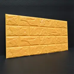 3D обои, кирпичная стена, клейкая бумага, жизнь, водонепроницаемая пена, комната, спальня, сделай сам, клейкая настенная бумага