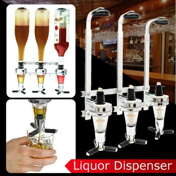 

Wall Mounted Liquor Dispenser Dispenser Drinks Wine Spirits Steel Optics