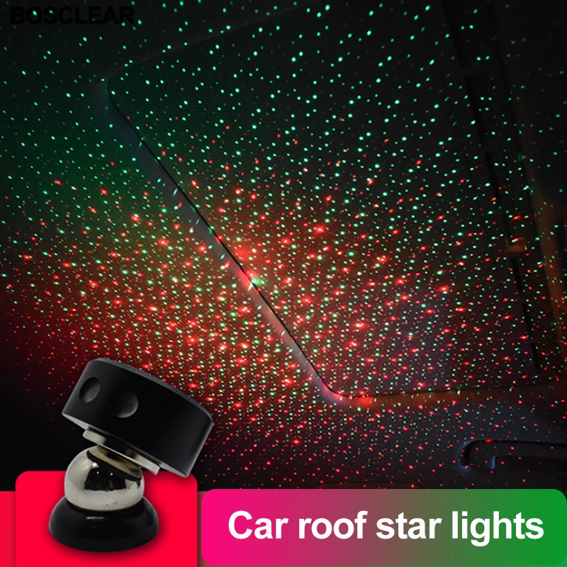 Автомобильный RGB светодиодный светильник, декоративный светильник для автомобиля, декоративный светильник для салона автомобиля с дистанционным управлением на Рождество