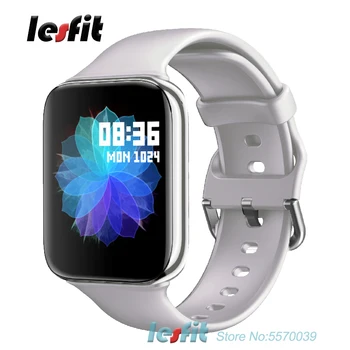 

Lesfit Women Smart Watch Men Full Touch Bluetooth Calling Android IOS Wrist Band Sport Watch Smartwatch Waterproof Digital Clock