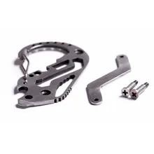 Из нержавеющей стали утерянный Ключ Зажим открывалка для бутылок мини зажим-Карабин Многофункциональный EDC инструмент аксессуар карабины зажим