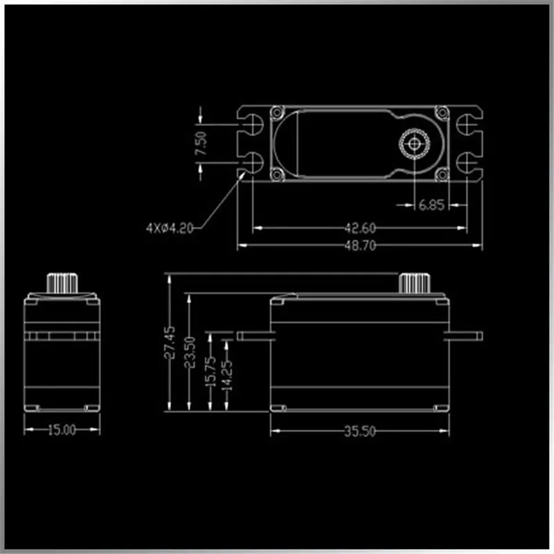 KINGMAX 25T Высокоскоростная серия CLS1009ML- 31 г 10кг. См цифровые металлические шестерни Мини серво-модель автомобилей или самолетов