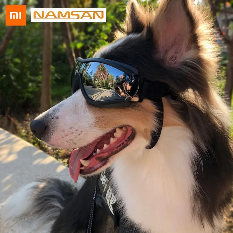 Xiaomi Youpin NAMSAN очки для домашних животных, товары для собак очки водонепроницаемые ветрозащитные, солнцезащитные и ультрафиолетовые защитные большие собачьи очки