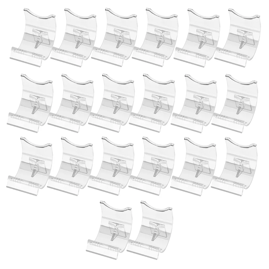 20-Pack Acrylic Display Stand Clear Holder Support Bracket for Lighter/ Jewelry / Watch - 5 X 5 X 4CM