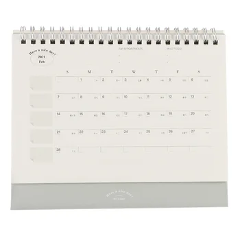 

1 Pc Home Office Desktop Calendar Paper 2021 Standing Flip Calendar