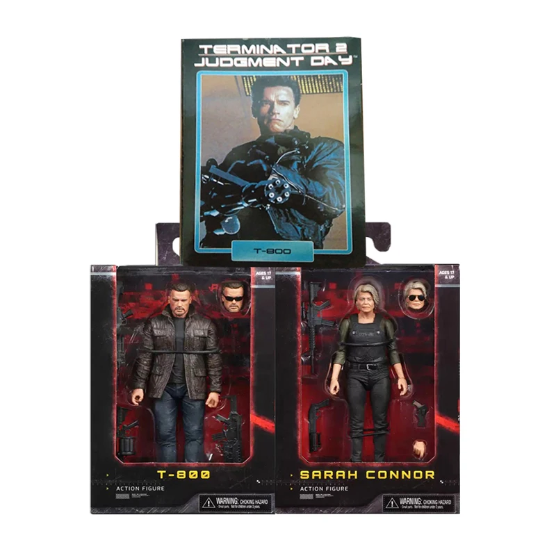 NECA Терминатор T-800 Темный Fate Sarah Connor фигурка Коллекционная модель игрушки