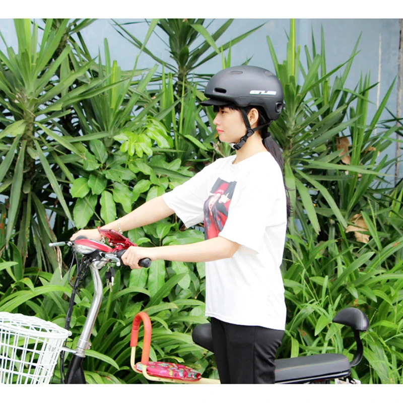 GUB CITY City Casual Bike Helmet Road Bicycle Adjustable Helmet With Sun Visor Detachable Hat Brim Cycling Helmet For Unisex