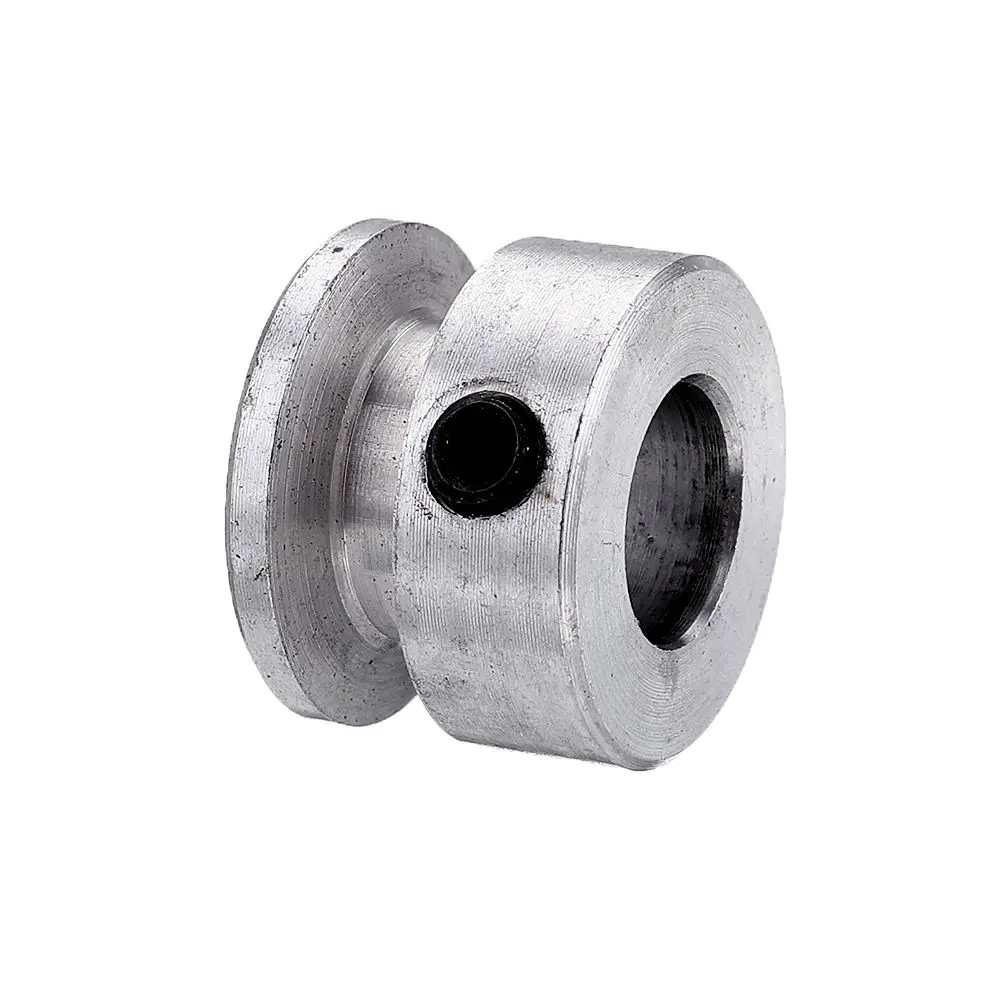 1PC 16mm Single Groove Pulley 4/5/6/8mm Fixed Bore Pulley Wheel for Motor Shaft 6mm Round Belt Aluminum Alloy Width : 5mm 1PC 16mm Single Groove Pulley 4/5/6/8mm Fixed Bore Pulley Wheel for Motor Shaft 6mm Round Belt Aluminum Alloy Width : 5mm