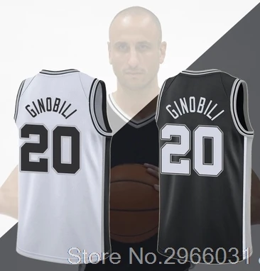 A+++ San Antonio Качественная мужская, женская, Молодежная, детская, для девочек и взрослых#20 Manu Ginobili retirement jersey