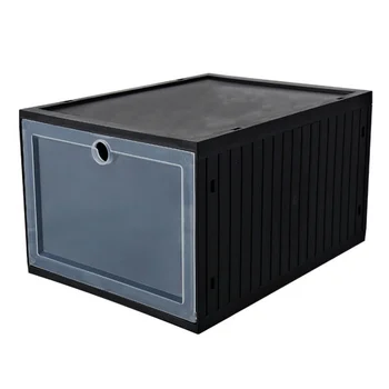

Drawer Type Basketball Shoe Box Drawer Box Plastic Simple Sneaker Assembly Large Storage Hard For Shoes Organizer
