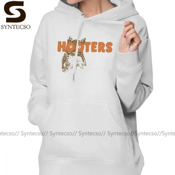 

Hooters Hoodie Hooters Hoodies Plus Size Printed Hoodies Women Long Sleeve Street wear Cotton Trendy White Pullover Hoodie