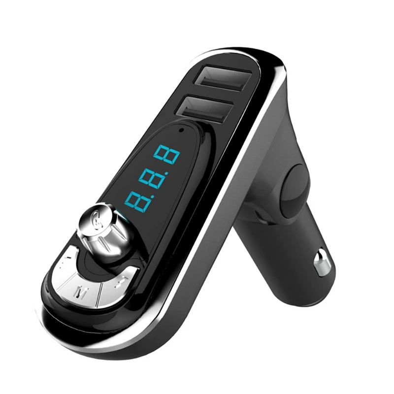 FFYY-беспроводной Bluetooth fm-передатчик Hands-free автомобильный комплект двойной USB Автомобильное зарядное устройство радио модулятор аудио MP3 музыкальный плеер