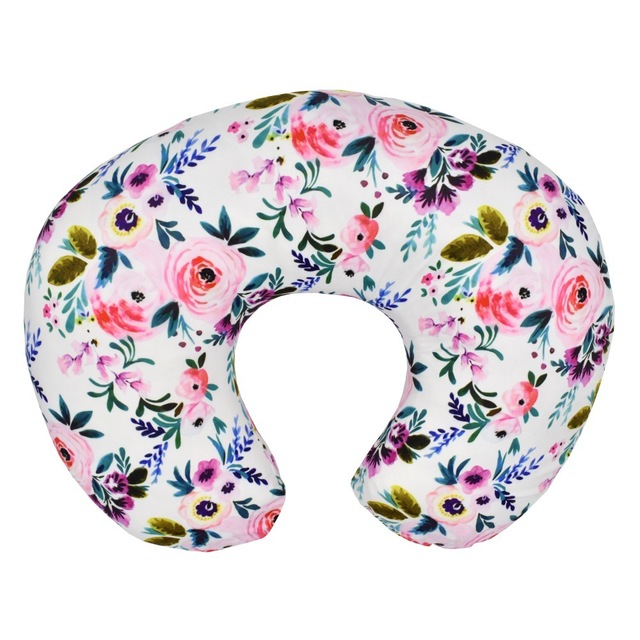 Removable Baby Feeding Pillowcase Printed Breastfeeding Pillow Cover Washable Nursing Pillow Case
