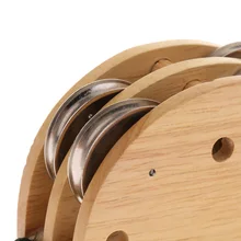 Деревянный ножной Тамбурин с двухрядными стальными Jingles Cajon Companion аксессуар ударный инструмент Часть