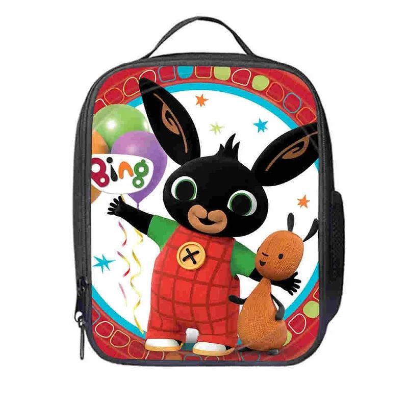 25 см Bing Bunny сумки для обеда мультфильм дети открытый портативный ледяной студенческий для мальчиков и девочек милый сумка-холодильник ребенок сумка для пикника подарки на день рождения