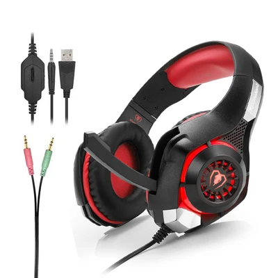 With packaging red Для Xbox One PS4 playstation 4, iPhone, iPad, ПК, ноутбука микрофон 3,5 мм стерео наушники микрофон порт подходит гарнитура - Цвет: With packaging red