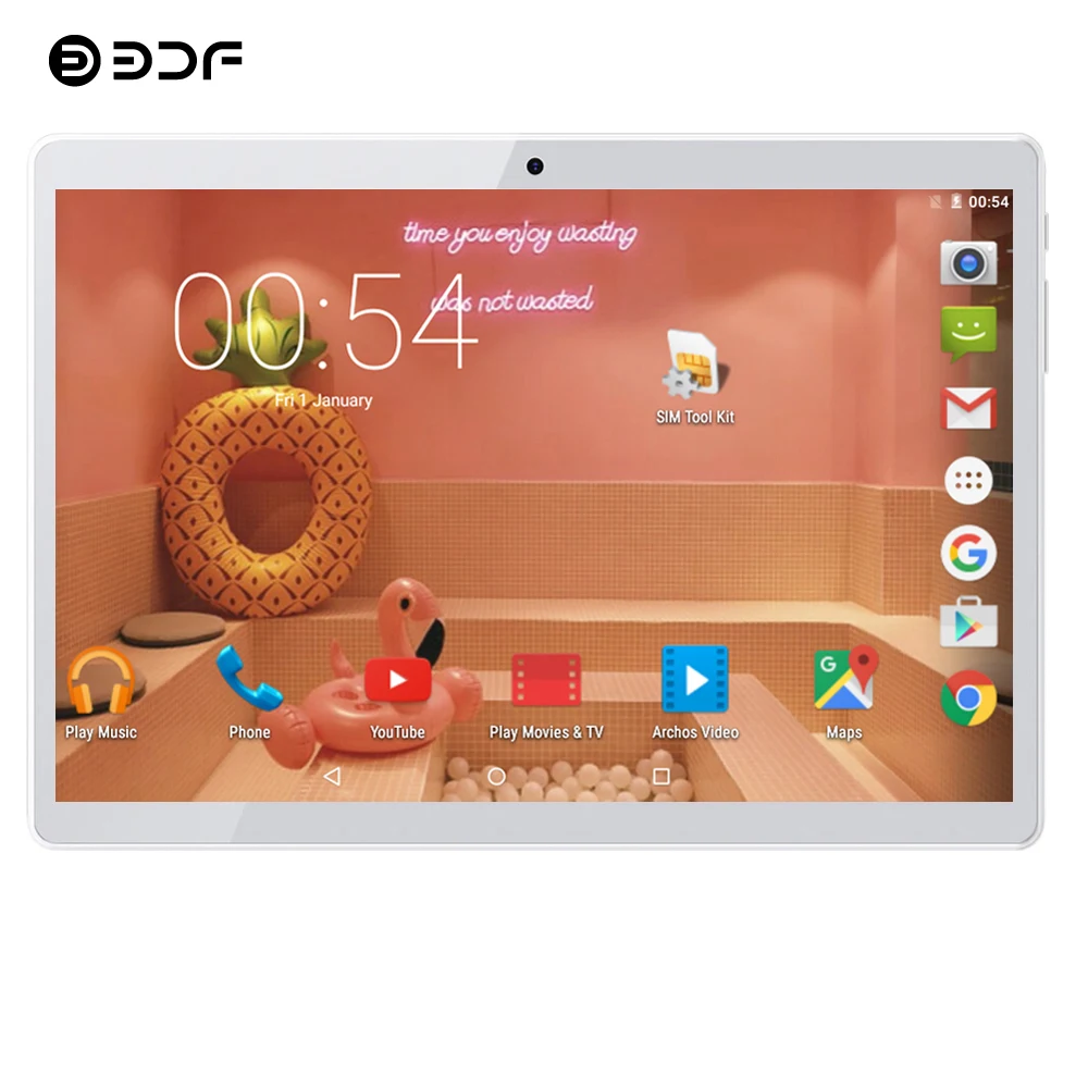 BDF планшет 10 дюймов ПК 4 Гб/64 ГБ Android 7 0 Восьмиядерный 4G телефон 1280*800 IPS Tab двойная