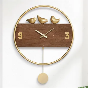 

Modern Minimalist Wall Clock Nordic Creative Personality Clocks Living Room Bedroom Fashion Silent Quartz Clock Home Decor