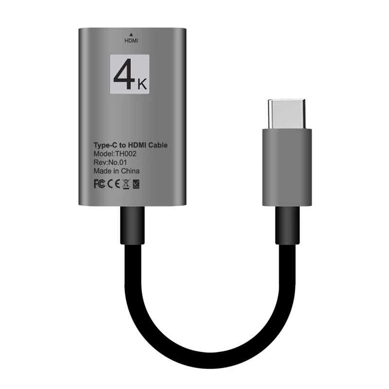 

USB-C Type-C 3.1 To HDMI 4Kx2K HDTV Adapter for MacBook Pro