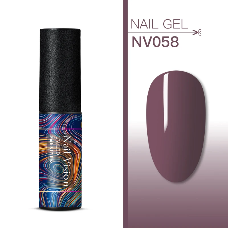 Nail Vision 5 мл УФ-гель для ногтей для маникюра 176 цветов Гель-лак Полупостоянный Гель-лак для нейл-арта инструменты для самостоятельного дизайна - Цвет: EES06653