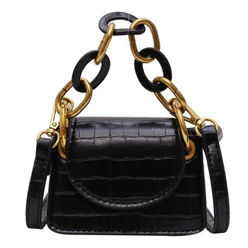 

Fashion Mini Saddle Women Shoulder Bags Designer Brand Chain Handbags Luxury Pu Leather Female Crossbody Bag Small Purse