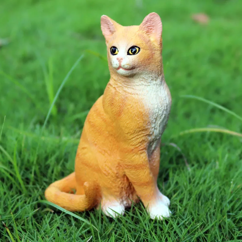 PL127-1104超大坐姿黄猫