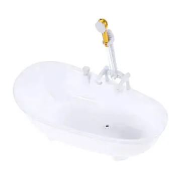 

Small Bird Parrot Parakeet Pet Cage Mount Plastic Bathtub Kit Round Bath Easy Install Shower Kit 1pc