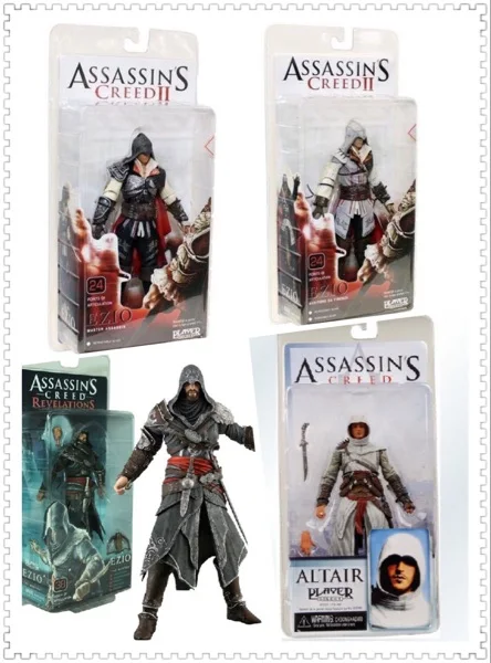 Студийная игрушка Assassin Creed с изображением Эзио альтлайра серия 4 Коннор хейтэдм