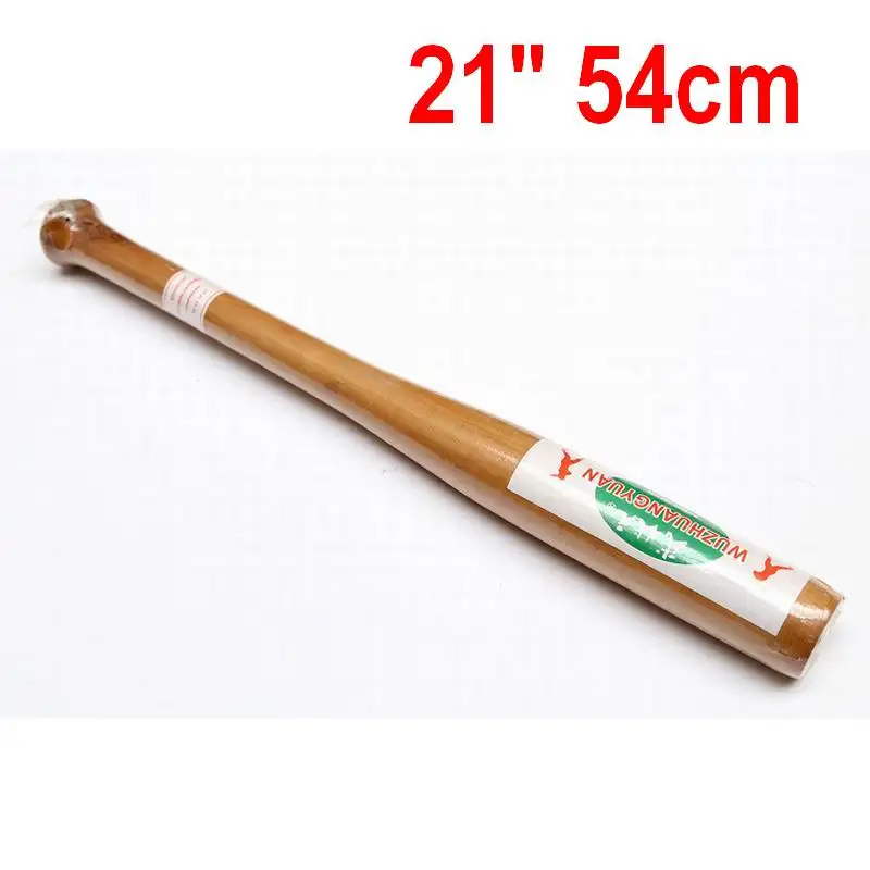 21" Length 5154cm Natural Hard Wood Baseball Bat High Hardness Endurance Professional Process