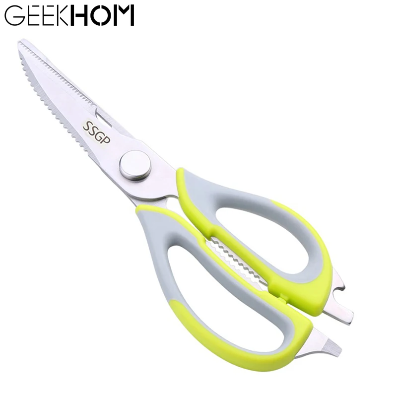 

Multi-Function Kitchen Scissors Cutter Chicken Bone Scissor Stainless Steel Kitchen Vegetable Knives Meat Potato Cheese Meat Cut