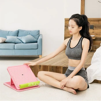 

Folding ABS Stretch Board 6 Gear Adjustment Yoga Stretching Plate Device Foot Massage Pedal Rocker Bar Stool Tendon Stretcher