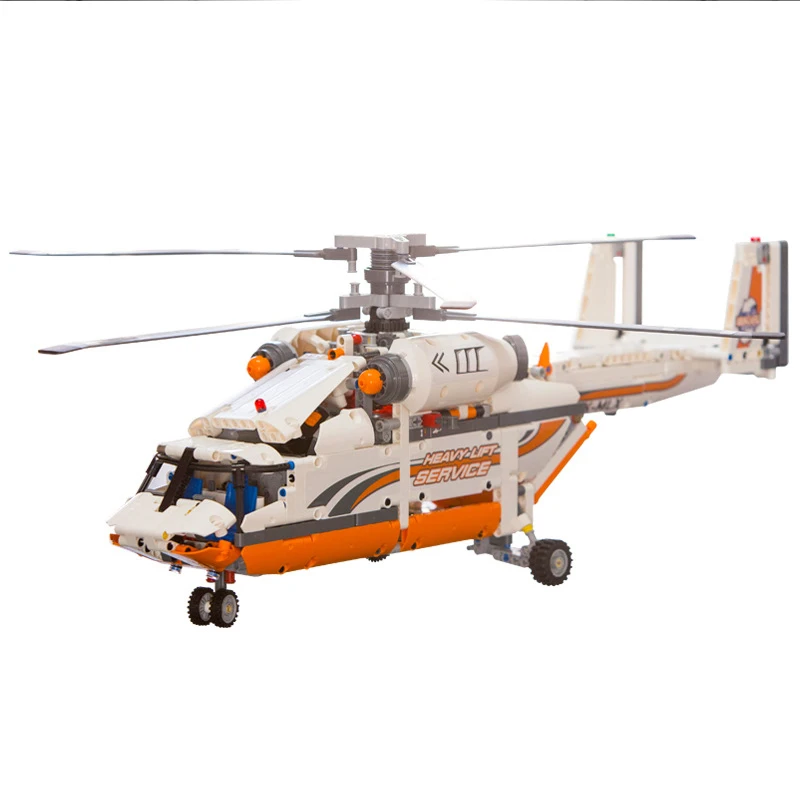 

legoinglys 20002 technology series mechanical group high load helicopter Building Blocks 42052 Boy assembly Children Toys gifts