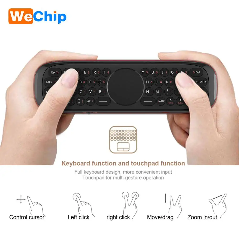 W2 Fly Air mouse голосовой пульт дистанционного управления микрофон 2,4G Беспроводная мини клавиатура гироскоп для Smart Android tv box Projecter pk mx3