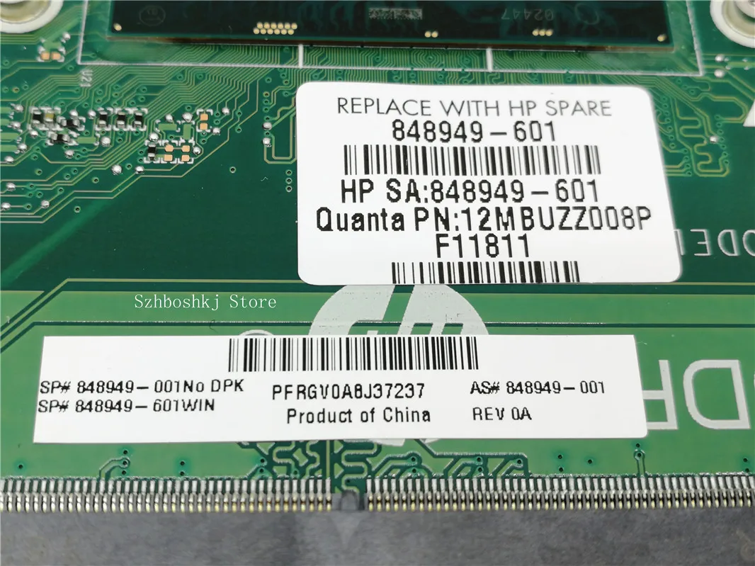 DA0N91MB6D0 для hp все в одном 20-C 22-B 24-G 848949-601 848949-001 материнская плата с SR2EU I3-6100 ЦП протестирован работает
