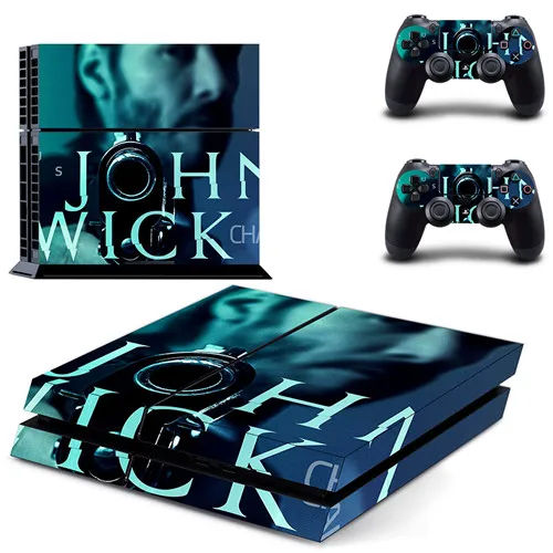 KPTM1925 Пленка John Wick наклейка для PS4 виниловая наклейка, стикер для Playstation 4 для консоли Dualshock 4 и 2 контроллера наклейка для PS4 наклейка - Цвет: KPTM1925