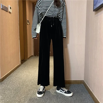 

Ff3213 2019 new autumn winter women fashion casual Popular long Pants trousers womens clothes