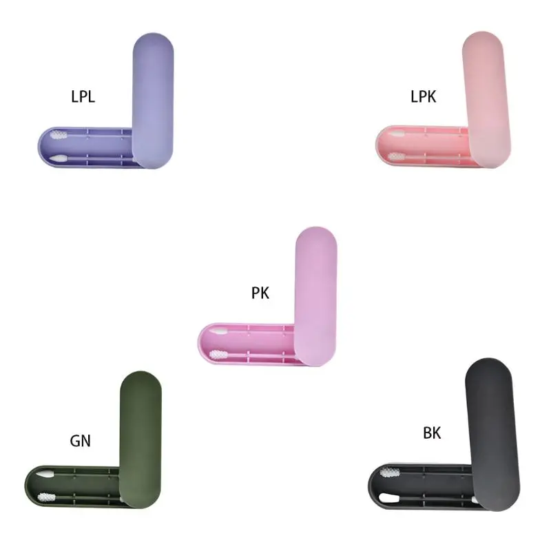 Silicone Cotton Swab Stick Beauty Stick Reusable Makeup Ear Clean Double Head Cotton Swab
