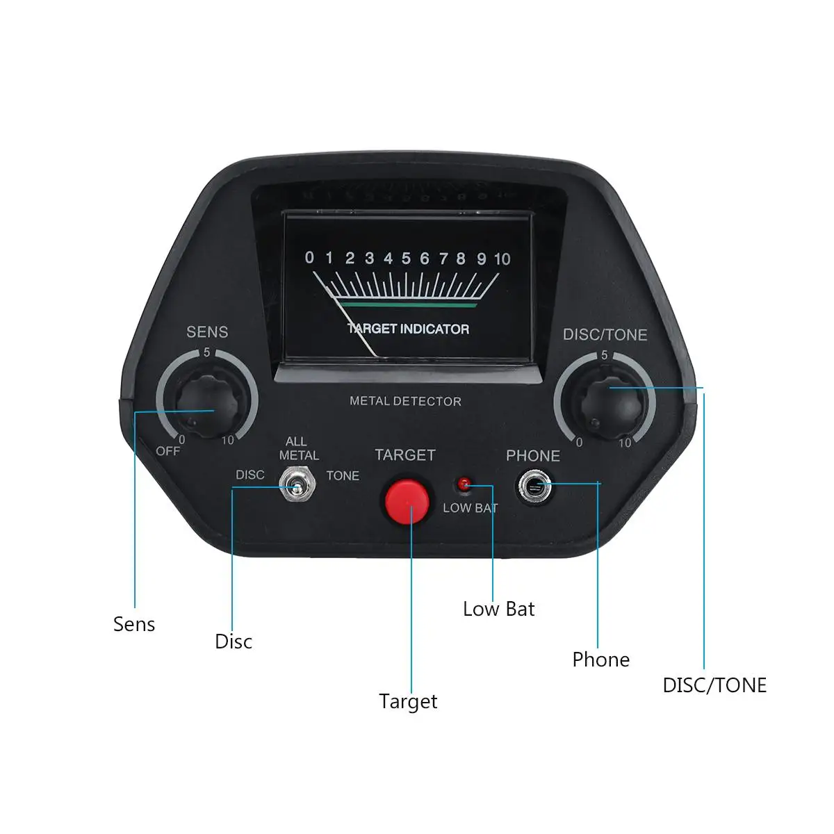 MD3032 Professional Underground Metal Detector Gold Detectors LCD Display Sound Treasure Hunter Tracker Finder Waterproof