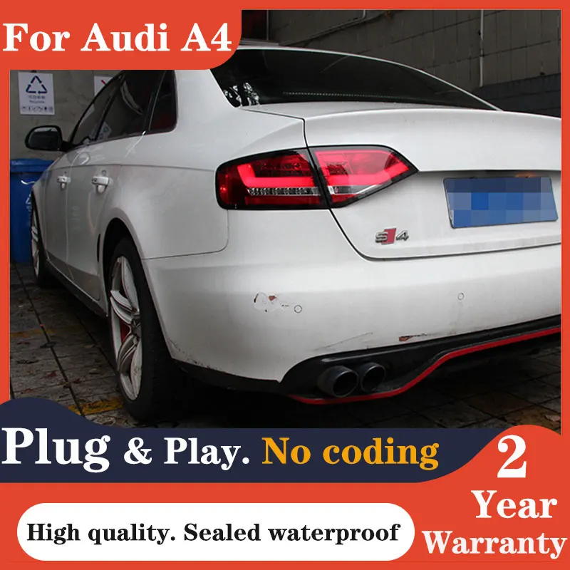 

Автомобильный Стайлинг, задсветильник свет для Audi A4 B8, светодиодный задсветильник 2009-2012 A4L, задний фонарь DRL, Задний сигнал поворота, автомобильные аксессуары